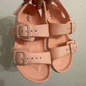 Cat & Jack pink sandals 10